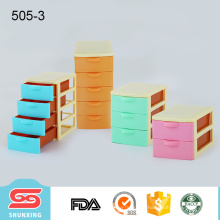 bon marché mini haut niveau en plastique bureau d&#39;organisateur de bureau de tiroir de stockage à vendre